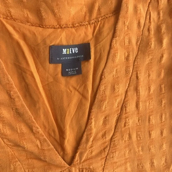 Maeve Anthropologie orange dress size Medium - Picture 2 of 5